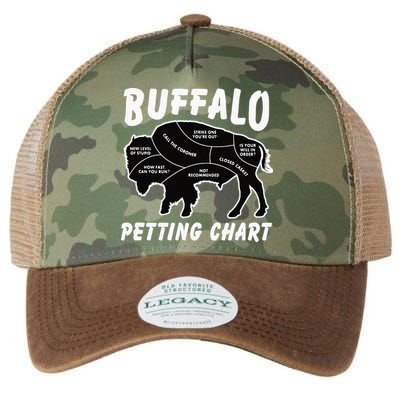 Buffalo Wildlife Petting Chart For Bison Lovers Legacy Tie Dye Trucker Hat