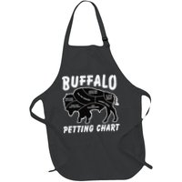 Buffalo Wildlife Petting Chart For Bison Lovers Apron