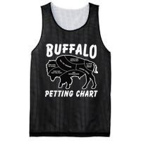 Buffalo Wildlife Petting Chart For Bison Lovers Mesh Reversible Basketball Jersey Tank