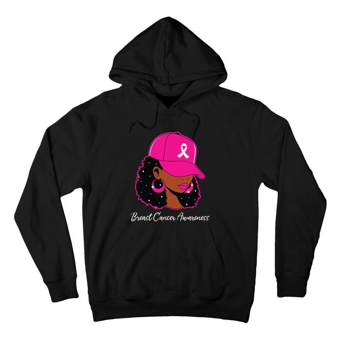 Black Women P.Ink Breast Cancer Awareness Warrior Gift Hoodie