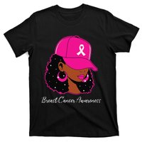 Black Women P.Ink Breast Cancer Awareness Warrior Gift T-Shirt