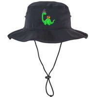 Brachiosaurus Witch Pumpkin Halloween Dinosaur Brontosaurus Legacy Cool Fit Booney Bucket Hat