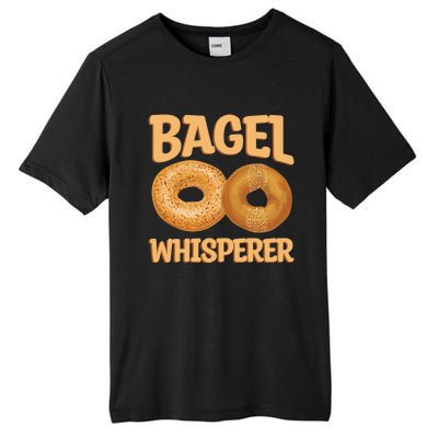 Bagel Whisperer Quote Bagel Lover Cute Gift Tall Fusion ChromaSoft Performance T-Shirt