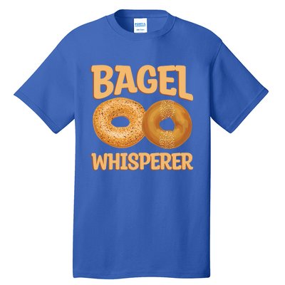 Bagel Whisperer Quote Bagel Lover Cute Gift Tall T-Shirt