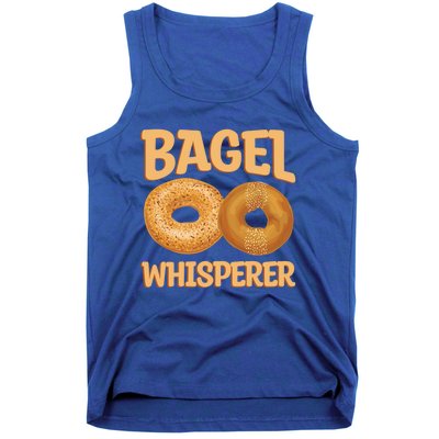 Bagel Whisperer Quote Bagel Lover Cute Gift Tank Top