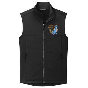 Book Wyrm Reading Dragon Fantasy Book Lover Bookworm Cool Gift Collective Smooth Fleece Vest