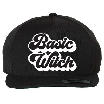 Basic Witch Retro Funny Cool Gift Wool Snapback Cap