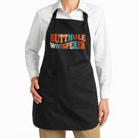 Butthole Whisperer Retro Sarcastic Jokes Funny Apron