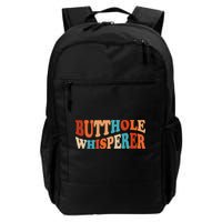 Butthole Whisperer Retro Sarcastic Jokes Funny Backpack