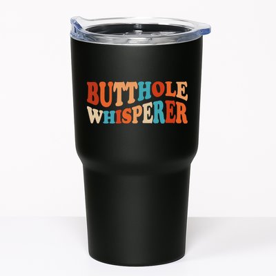 Butthole Whisperer Retro Sarcastic Jokes Funny Tumbler