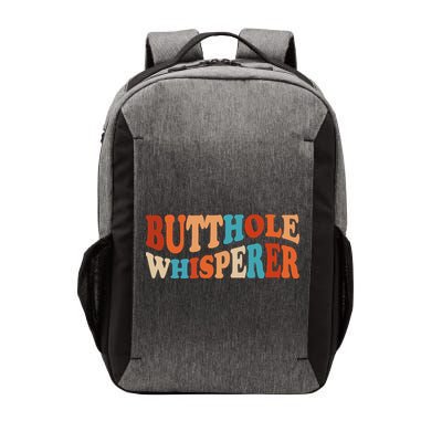 Butthole Whisperer Retro Sarcastic Jokes Funny Vector Backpack
