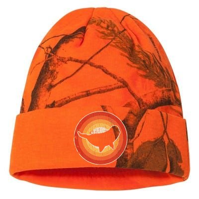 Beluga Whale Retro Vintage 60s 70s Sunset Sea Animal Lovers Kati Licensed 12" Camo Beanie