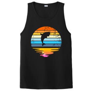 Beluga Whale Retro Sunset Save The Whales Beluga Meaningful Gift PosiCharge Competitor Tank