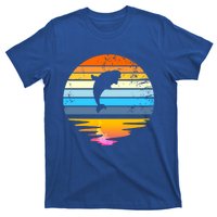 Beluga Whale Retro Sunset Save The Whales Beluga Meaningful Gift T-Shirt