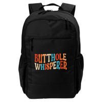Butthole Whisperer Retro Sarcastic Jokes Funny Backpack