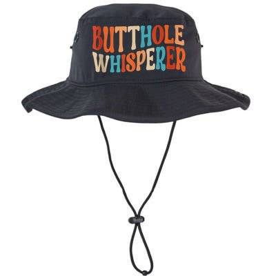 Butthole Whisperer Retro Sarcastic Jokes Funny Bucket Hat