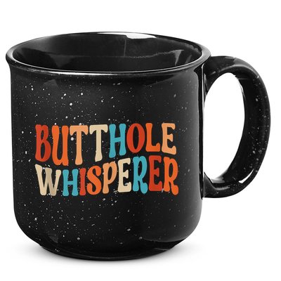Butthole Whisperer Retro Sarcastic Jokes Funny 15oz Campfire Ceramic Mug