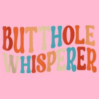 Butthole Whisperer Retro Sarcastic Jokes Funny Women's V-Neck T-Shirt