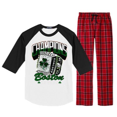 Boston World Ring 2024 Gift Raglan Sleeve Pajama Set