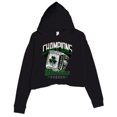 Boston World Ring 2024 Gift Crop Fleece Hoodie