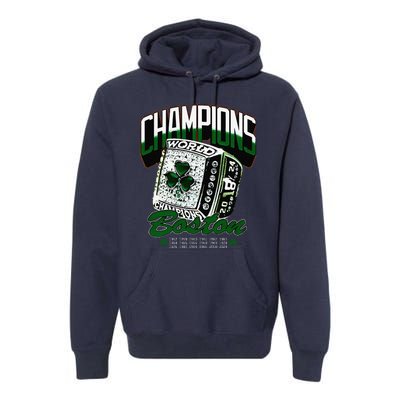 Boston World Ring 2024 Gift Premium Hoodie