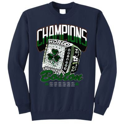 Boston World Ring 2024 Gift Tall Sweatshirt