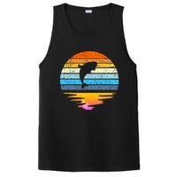 Beluga Whale Retro Sunset Save The Whales Beluga Meaningful PosiCharge Competitor Tank