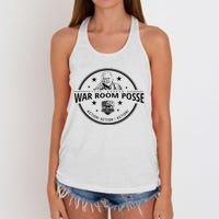 BannonS War Room Posse Political Gift Women's Knotted Racerback Tank