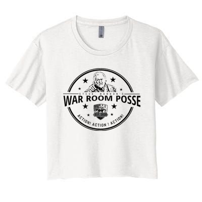 BannonS War Room Posse Political Gift Women's Crop Top Tee