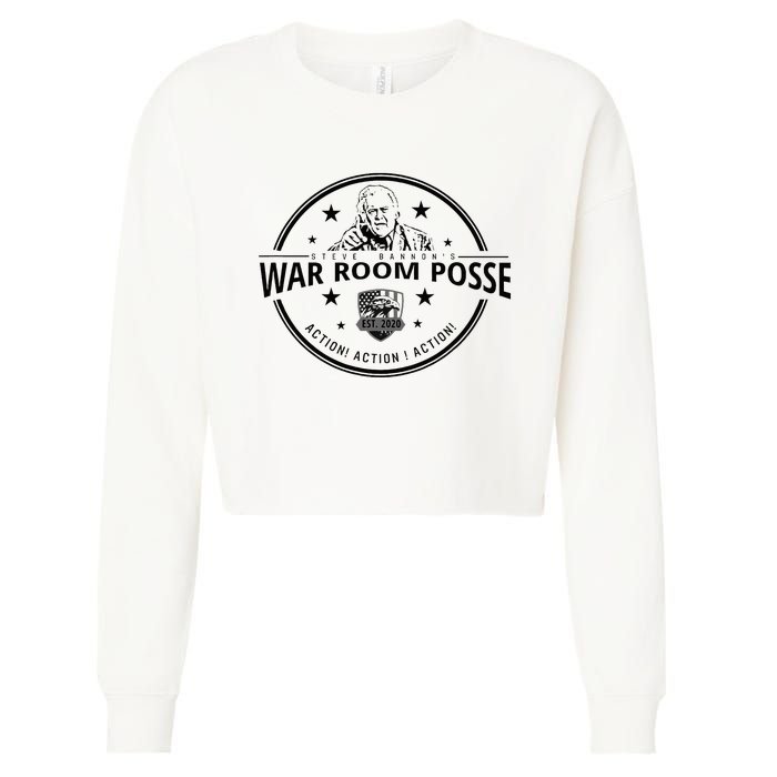 BannonS War Room Posse Political Gift Cropped Pullover Crew