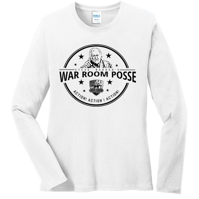 BannonS War Room Posse Political Gift Ladies Long Sleeve Shirt