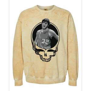 Bill Walton Rip Grateful Big Bill Walton Dead Colorblast Crewneck Sweatshirt