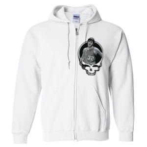 Bill Walton Rip Grateful Big Bill Walton Dead Full Zip Hoodie