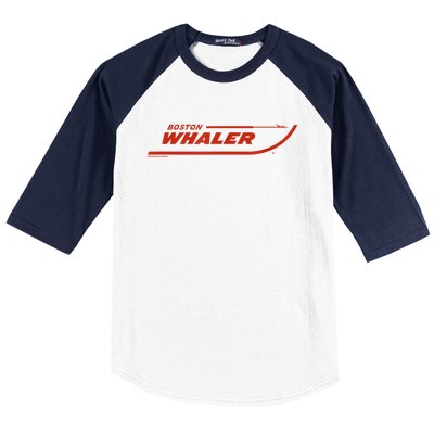 Boston Whaler Red Baseball Sleeve Shirt