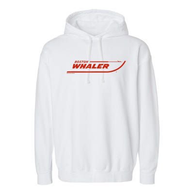 Boston Whaler Red Garment-Dyed Fleece Hoodie