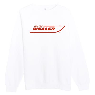 Boston Whaler Red Premium Crewneck Sweatshirt