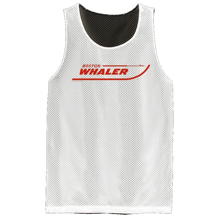 Boston Whaler Red Mesh Reversible Basketball Jersey Tank