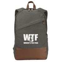 Boston Whaler Red Logo Cotton Canvas Backpack