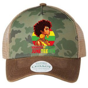 Black Women Remembering My Ancestors Juneteenth Legacy Tie Dye Trucker Hat