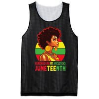 Black Women Remembering My Ancestors Juneteenth Mesh Reversible Basketball Jersey Tank