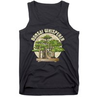 Bonsai Whisperer Retro Gardener Nature Bonsai Tree Lover Tank Top