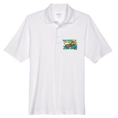 Boat Waves Sun Rays Lake Days Men's Origin Performance Pique Polo