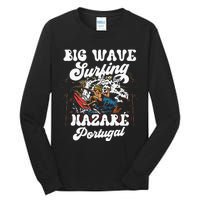 Big Wave Surfing Nazaré Portugal Surfer Surf Tall Long Sleeve T-Shirt