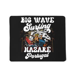 Big Wave Surfing Nazaré Portugal Surfer Surf Mousepad