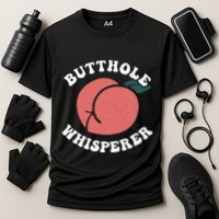 Butthole Whisperer Sarcastic Jokes Vintage Performance Shirt