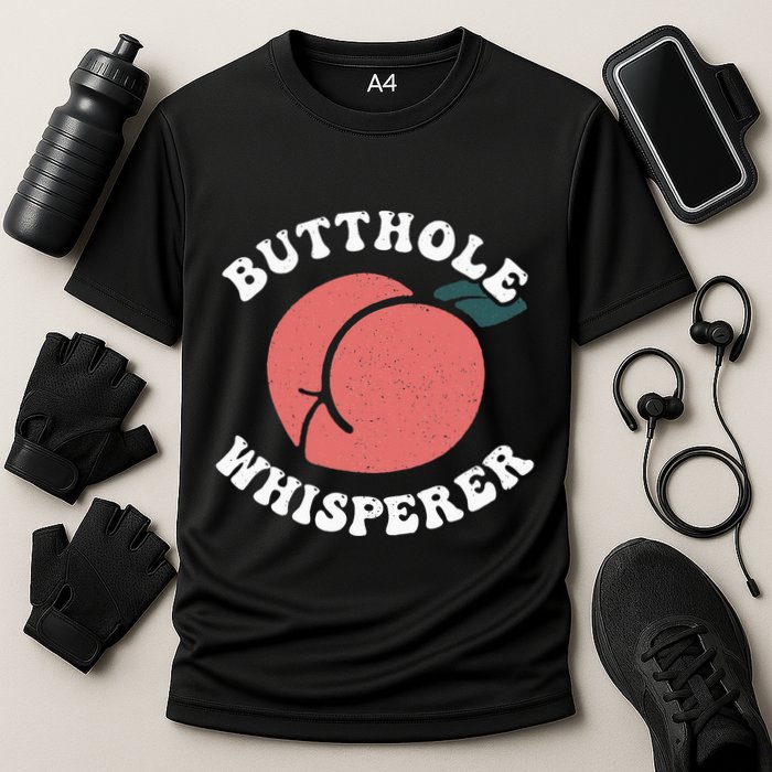 Butthole Whisperer Sarcastic Jokes Vintage Performance Shirt