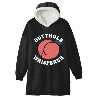 Butthole Whisperer Sarcastic Jokes Vintage Hooded Wearable Blanket