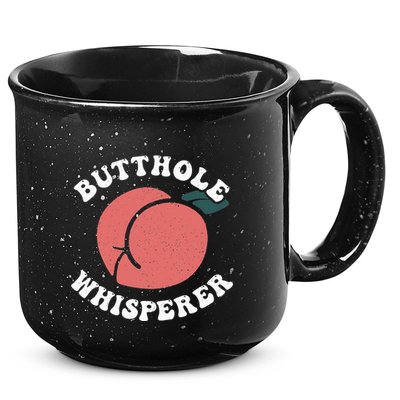 Butthole Whisperer Sarcastic Jokes Vintage 15oz Campfire Ceramic Mug