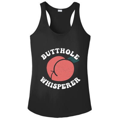 Butthole Whisperer Sarcastic Jokes Vintage Ladies PosiCharge Competitor Racerback Tank
