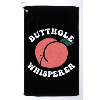 Butthole Whisperer Sarcastic Jokes Vintage Golf Towel